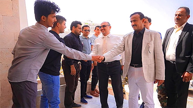 محافظ شبوة يدشن العام الجامعي الجديد